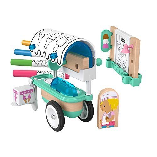 Loominguline komplekt Wonder Makers jäätisekäru Fisher Price, GLY26, 15 d hind ja info | Arendavad mänguasjad | kaup24.ee