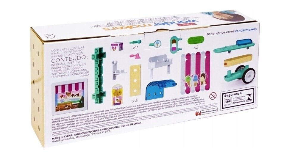 Puidust konstruktor Fisher Price Wonder Makers GLY24 Jäätisealus hind ja info | Klotsid ja konstruktorid | kaup24.ee