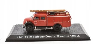 Kogumisauto TLF 16 Magirus Deutz tuletõrjemeeskond DeAgostini, punane hind ja info | Poiste mänguasjad | kaup24.ee