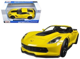 Toidumudel 1:24 Chevrolet Corvette Z06 18cm hind ja info | Poiste mänguasjad | kaup24.ee