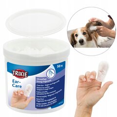 Trixie Ear Cleaner, 50 шт. цена и информация | Средства по уходу за животными | kaup24.ee