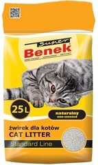 Натуральная подстилка Super Benek, 25 л цена и информация | Наполнители для кошачьих туалетов | kaup24.ee