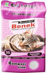 Super Benek Compact Lavendel Bentoniit kassiliiv, 25l hind ja info | Kassiliiv | kaup24.ee