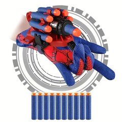 Spiderman Glove Launcher koos tarvikutega hind ja info | Poiste mänguasjad | kaup24.ee