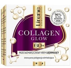 Pinguldav näokreem Lirene Collagen Glow vananemisvastane pinguldav kreem päeva/öö 60+, 50 ml hind ja info | Näokreemid | kaup24.ee