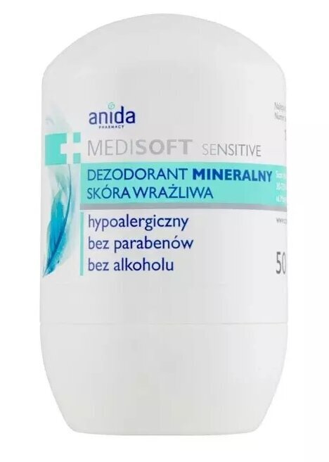 Rull-deodorant Anida Medisoft Roll-On, 50 ml цена и информация | Deodorandid | kaup24.ee