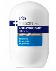 Deodorant Anida Medisoft Men Roll On, 50 ml hind ja info | Deodorandid | kaup24.ee