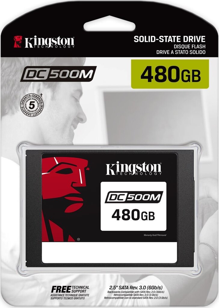 Kingston SEDC500M/480G hind ja info | Sisemised kõvakettad (HDD, SSD, Hybrid) | kaup24.ee