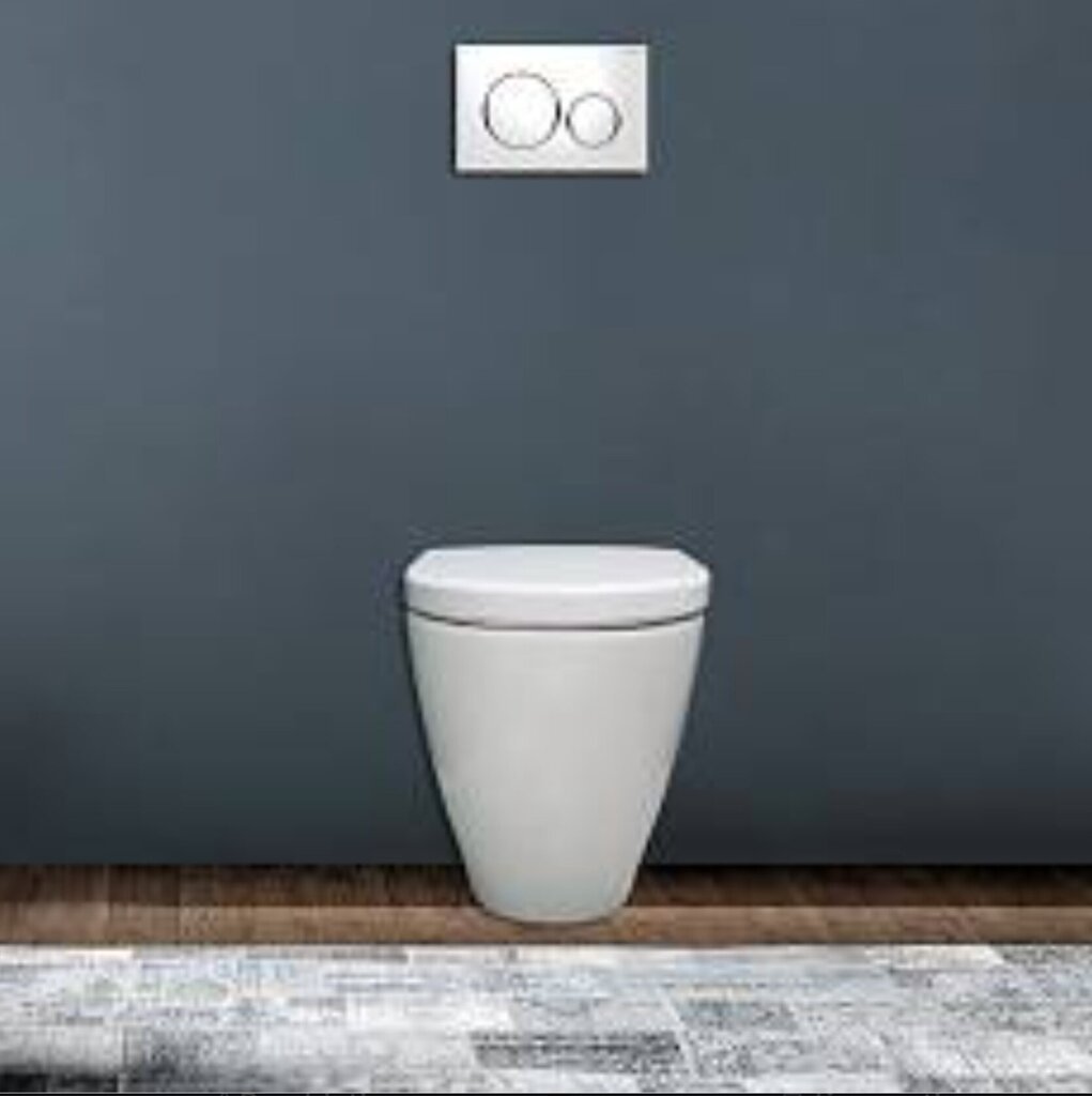 GEBERIT iCON 500.827.00.1 Vasa, sisseehitatud WC, aeglaselt sulguva kaanega, valge цена и информация | WС-potid | kaup24.ee