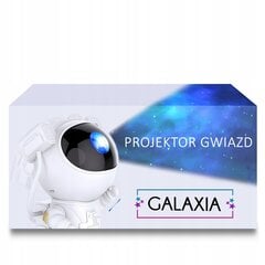 3D galaktika- ja täheprojektor Galaxia valge цена и информация | Праздничные декорации | kaup24.ee