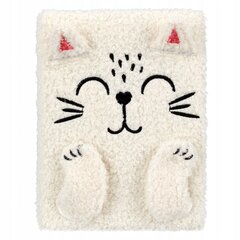 Plush märkmik Starpak Plush A5 White Kitten 502129 цена и информация | Тетради и бумажные товары | kaup24.ee