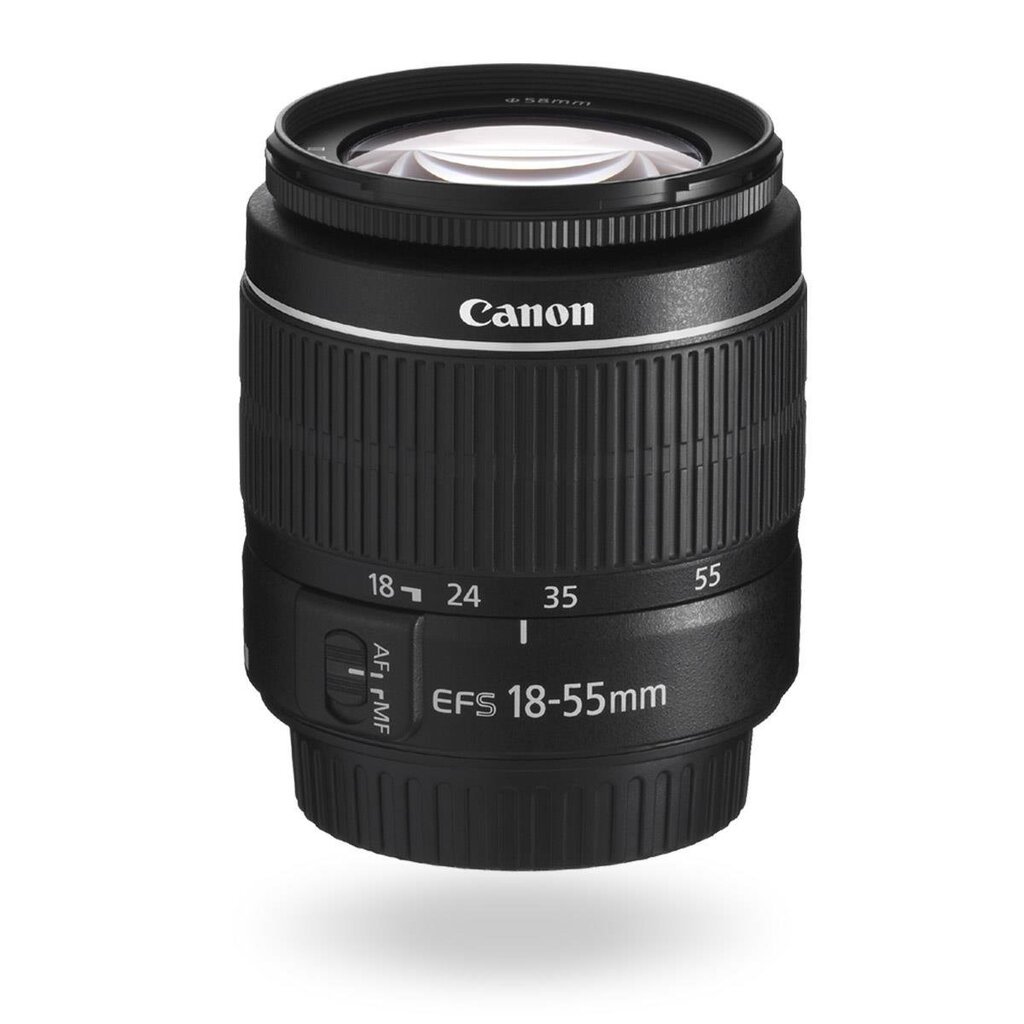 Canon EF-S 18-55mm f/3.5-5.6 III, valge karp цена и информация | Objektiivid | kaup24.ee