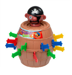 Crazy Pirate Barrel Нож для аркадной игры пирата 9 x 9 x 12,5 см  KidsPro цена и информация | Настольные игры, головоломки | kaup24.ee