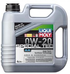 LIQUI MOLY Special Tec AA 0W20 4L hind ja info | Mootoriõlid | kaup24.ee