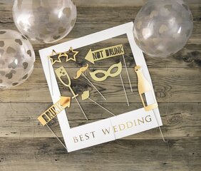 Рамочка для селфи Best Wedding 50 х 59,5 см цена и информация | Праздничные декорации | kaup24.ee