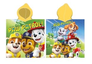 PAW PATROL kapuutsiga rätik lastele 55 x 110 cm hind ja info | Rätikud, saunalinad | kaup24.ee