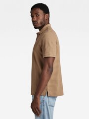 Polosärk G-STAR Essential Beige Khaki D22783 D287 B444 560023201 hind ja info | Meeste T-särgid | kaup24.ee