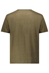 Meeste Gant Linen Ss T-särk linane khaki värvi T-särk цена и информация | Мужские футболки | kaup24.ee