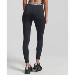 Naiste Superdry Train Branded Elastic Tight Sport Leggings'id цена и информация | Спортивная одежда для женщин | kaup24.ee