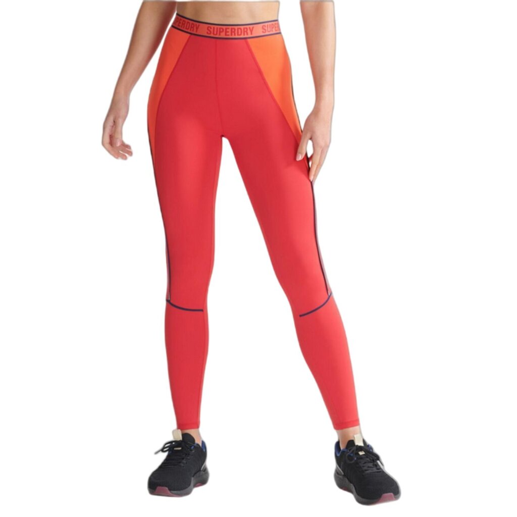 Naiste Superdry Train Branded Elastic Tight Sport Leggings'id цена и информация | Naiste spordiriided | kaup24.ee