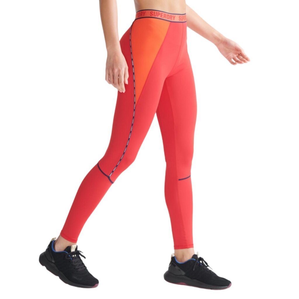 Naiste Superdry Train Branded Elastic Tight Sport Leggings'id цена и информация | Naiste spordiriided | kaup24.ee