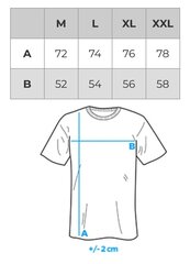 Trükitud T-särk mehed Edoti S2014 hind ja info | Meeste T-särgid | kaup24.ee