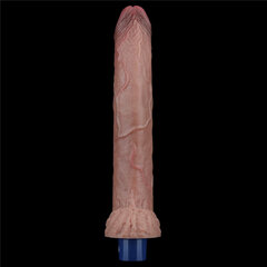 Lovetoy 11" TÕELINE PEHME VIBRATIV DILDO hind ja info | Vibraatorid | kaup24.ee