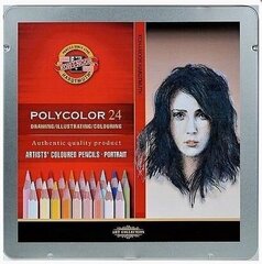 Карандаши Polycolor, 24 цвета цена и информация | Принадлежности для рисования, лепки | kaup24.ee