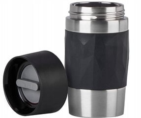 Termokruus Tefal Travel Mug Compact N2160110, 0,3 l, must цена и информация | Термосы, термокружки | kaup24.ee