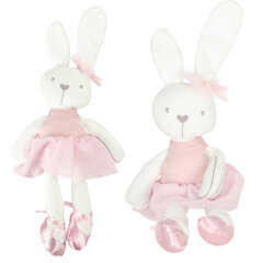 Плюшевый кролик-талисман в розовом платье 42см.  KidsPro цена и информация | Мягкие игрушки | kaup24.ee