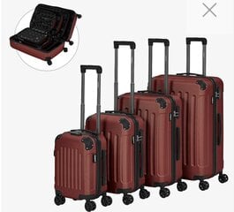 Набор чемоданов из 4 предметов цена и информация | Чемоданы, дорожные сумки | kaup24.ee