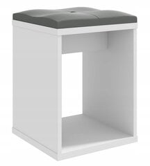 Туалетный столик Martigo Plus, 30 x 30 x 42, белый/серый цена и информация | Полки для обуви, банкетки | kaup24.ee