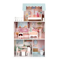 Dollhouse Ecotoys D811211, roosa, 61x30x106 cm hind ja info | Tüdrukute mänguasjad | kaup24.ee