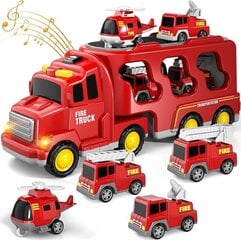 Набор игрушечных машинок Fire Truck цена и информация | Игрушки для мальчиков | kaup24.ee