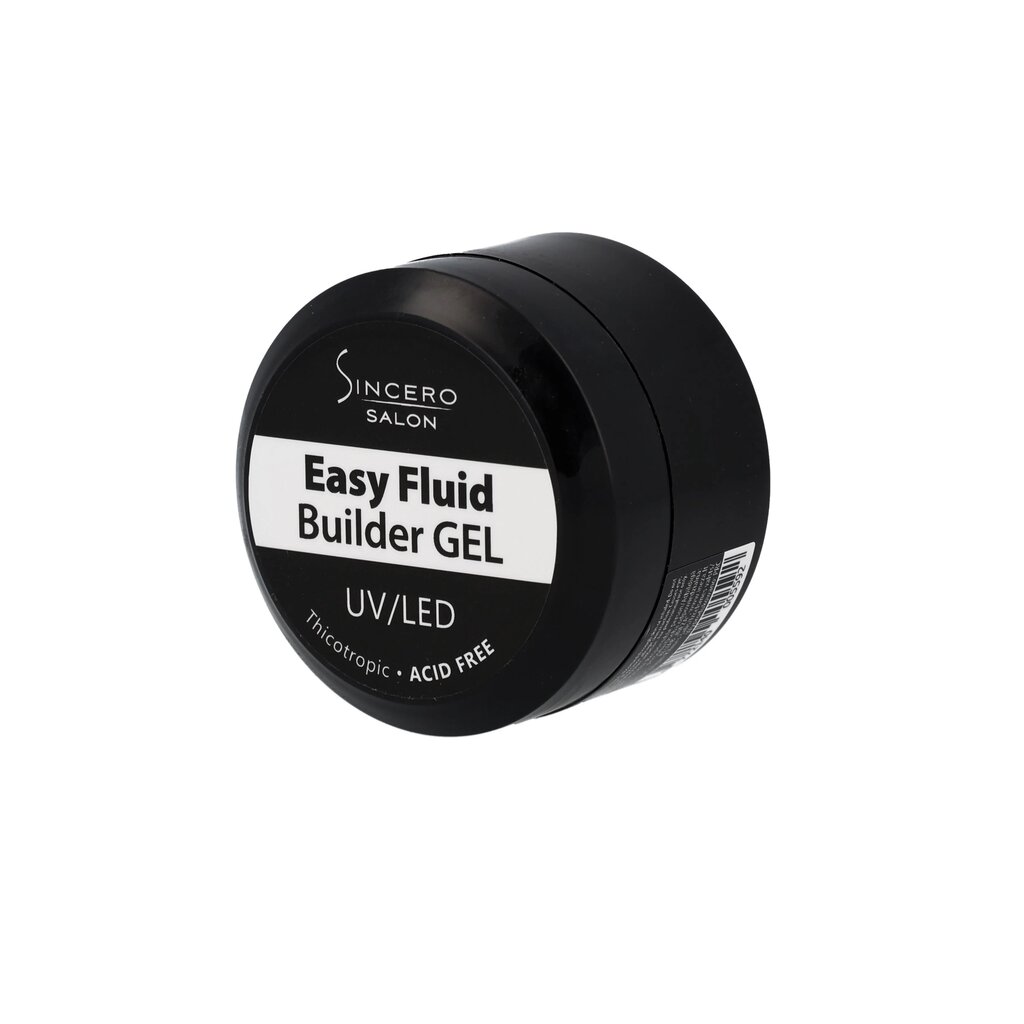 Ehitusgeel Easy Fluid Sincero Salon, Snow White, 15 ml hind ja info | Küünelakid, küünetugevdajad | kaup24.ee