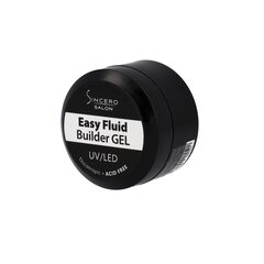 Ehitusgeel Easy Fluid Sincero Salon, Milky foil, 15 ml hind ja info | Küünelakid, küünetugevdajad | kaup24.ee