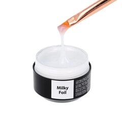 Строительный гель Easy Fluid Sincero Salon, Milky foil, 15 мл цена и информация | Лаки для ногтей, укрепители для ногтей | kaup24.ee