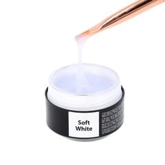 Строительный гель Easy Fluid Sincero Salon, Soft White, 15 мл цена и информация | Лаки для ногтей, укрепители для ногтей | kaup24.ee