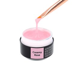 Гель строительный Color Sincero Salon, Creamy Rose, 15 мл цена и информация | Лаки для ногтей, укрепители для ногтей | kaup24.ee