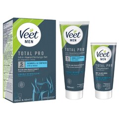 Veet Veet Men Intim Набор для интимного удаления волос, 100 мл и 50 мл цена и информация | Средства для депиляции | kaup24.ee