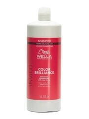 Шампунь для окрашенных и нормальных волос Wella Color Brilliance Fine Invigo Shampoo, 1000 мл цена и информация | Шампуни | kaup24.ee