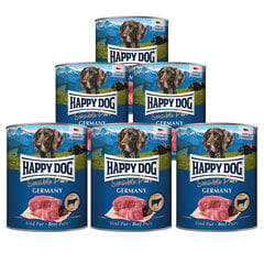 Консервы Happy Dog Sensible Pure Germany для собак с говядиной, 800г х 6шт цена и информация | Консервы для собак | kaup24.ee