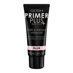 Основа макияжа Gosh Primer Plus+ Pore & Wrinkle Minimizer 30 мл, 006 цена и информация | Пудры, базы под макияж | kaup24.ee