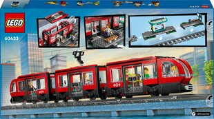 60423 LEGO® City Центральный городской трамвай и станция, 811 д. цена и информация | Конструкторы и кубики | kaup24.ee