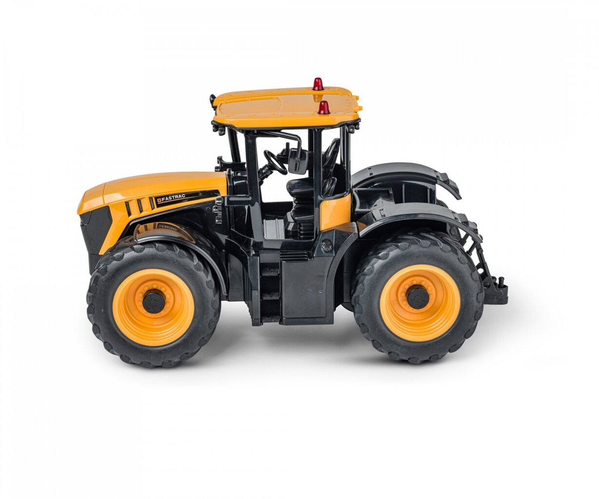 Kaugjuhitav haagisega traktor DoubleE JCB Fastrac 42001 1/16 hind ja info | Poiste mänguasjad | kaup24.ee