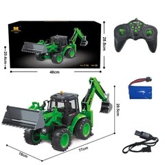 H-Toys 1579 экскаватор-бульдозер RC с дистанционным управлением в масштабе 1:14 цена и информация | Игрушки для мальчиков | kaup24.ee