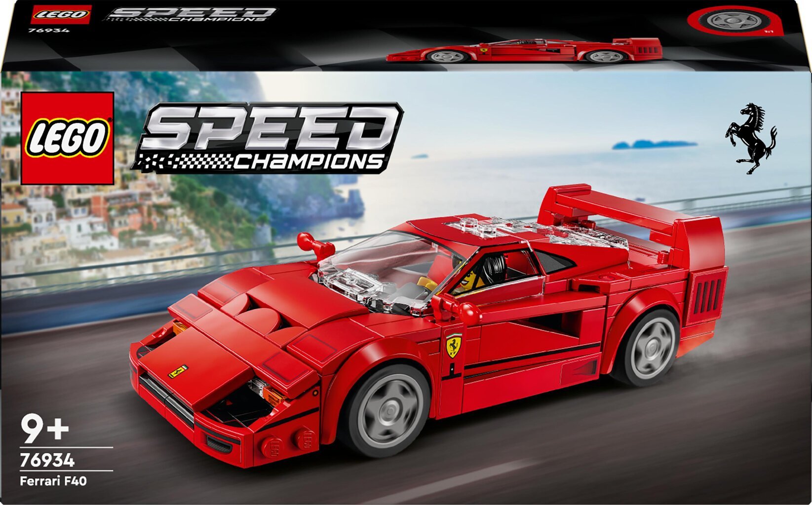 76934 Lego® Speed ​​​​Champions Ferrari F40 superauto, 318 o. цена и информация | Klotsid ja konstruktorid | kaup24.ee