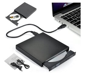 Оптический привод Happy People Внешний USB 2.0/3.0 CD/DVD-ROM Портативный привод Устройство записи компакт-дисков цена и информация | Оптические устройства | kaup24.ee