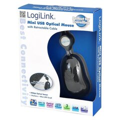 LogiLink ID0016, черный цена и информация | Мыши | kaup24.ee