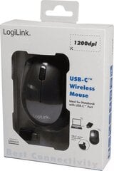 LogiLink ID0160, черный цена и информация | Мыши | kaup24.ee